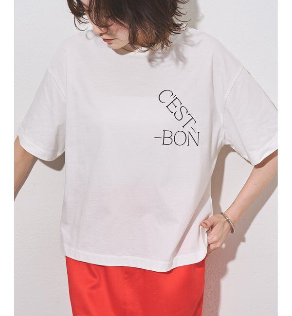  「【Drawing Numbers】セボンTシャツ」|Tシャツ・カットソー|ホワイト