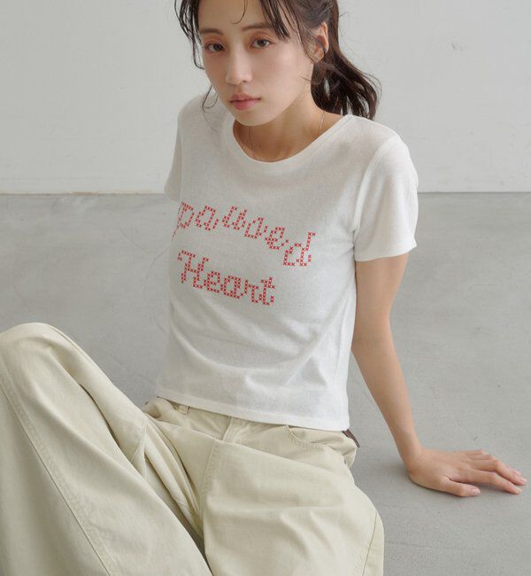  「【S.Mサイズ展開】ピクセルロゴTEE」|Tシャツ・カットソー|