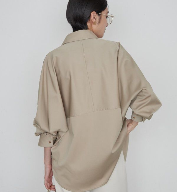  「《WEB限定/大人気につきリバイバル/累計販売１万枚達成》サテンBIGシャツ」|シャツ・ブラウス|