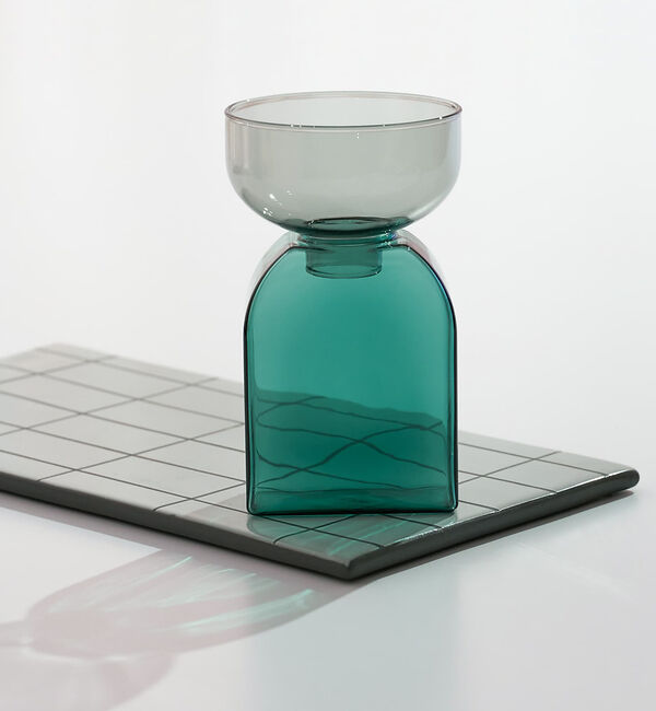 collex「【amabro/アマブロ】TWO TONE VASE　ツートン フラワーベース」|フラワーベース|グレー系その他1
