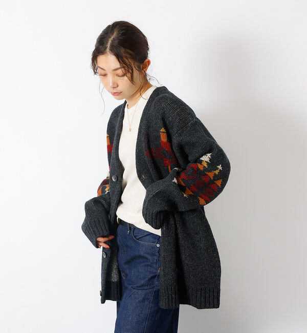 ABAHOUSE「【PENDLETON/ペンドルトン】Shetland Wool Cardigan」|ニット・セーター|
