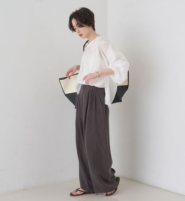 Rouge vif「【一部店舗限定】バルーンスリーブシアーブラウス」|シャツ・ブラウス|