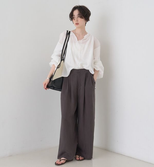 Rouge vif「【一部店舗限定】バルーンスリーブシアーブラウス」|シャツ・ブラウス|
