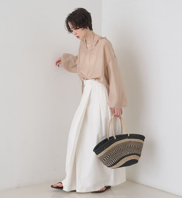 Rouge vif「【一部店舗限定】バルーンスリーブシアーブラウス」|シャツ・ブラウス|