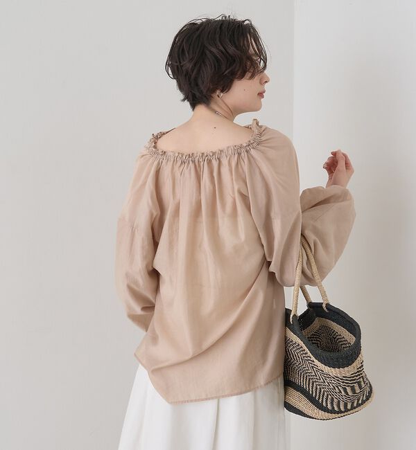 Rouge vif「【一部店舗限定】バルーンスリーブシアーブラウス」|シャツ・ブラウス|