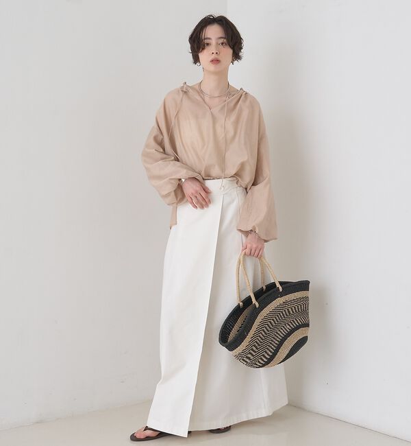 Rouge vif「【一部店舗限定】バルーンスリーブシアーブラウス」|シャツ・ブラウス|