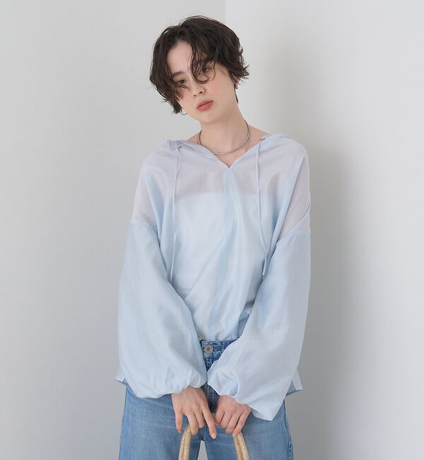 Rouge vif「【一部店舗限定】バルーンスリーブシアーブラウス」|シャツ・ブラウス|
