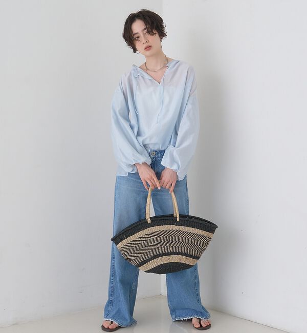 Rouge vif「【一部店舗限定】バルーンスリーブシアーブラウス」|シャツ・ブラウス|