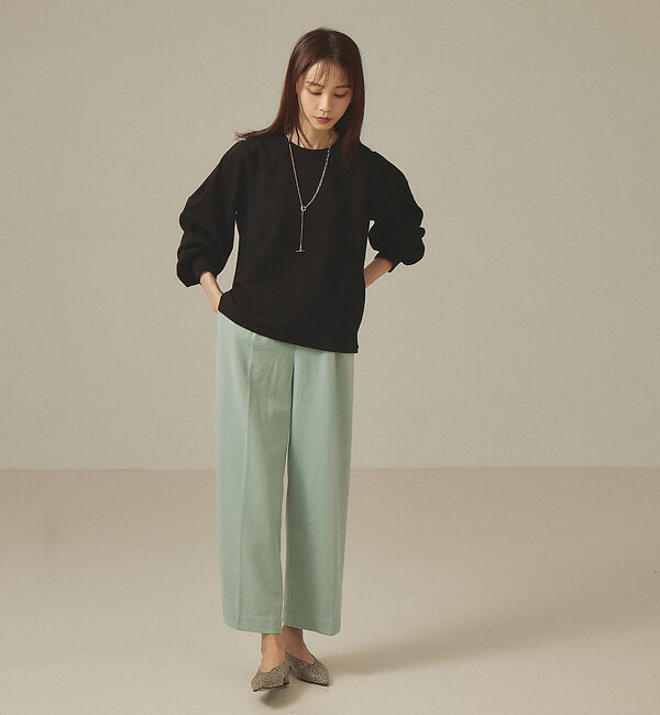 abahouse mavie「【セットアップ対応】カルゼジャージーワイドパンツ」|その他|