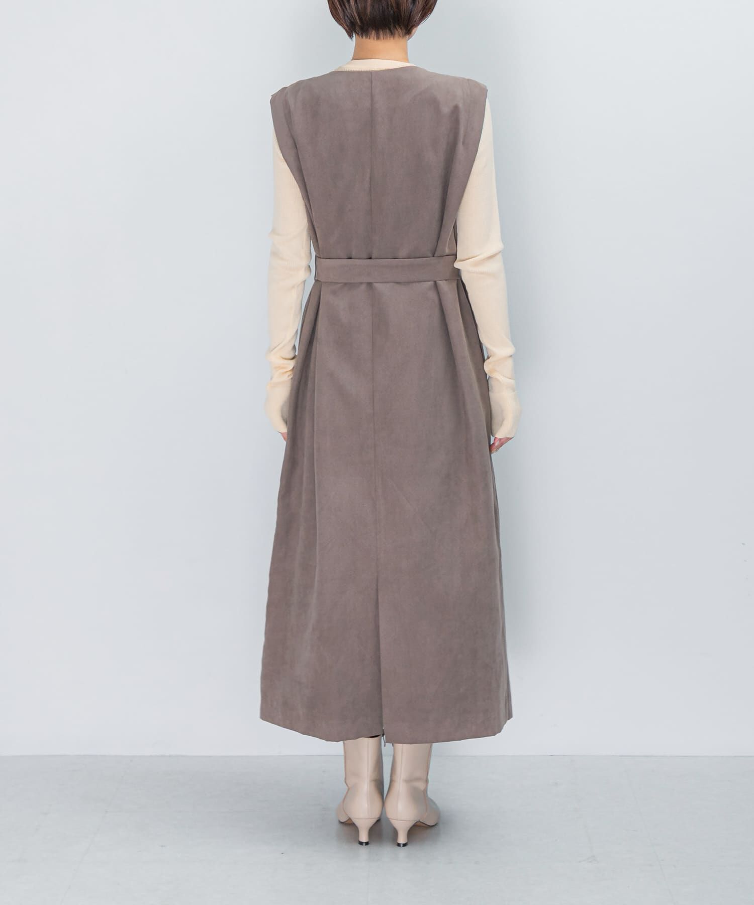 URBAN RESEARCH ROSSO「フロントファスナーレイヤードワンピース」|ワンピース|