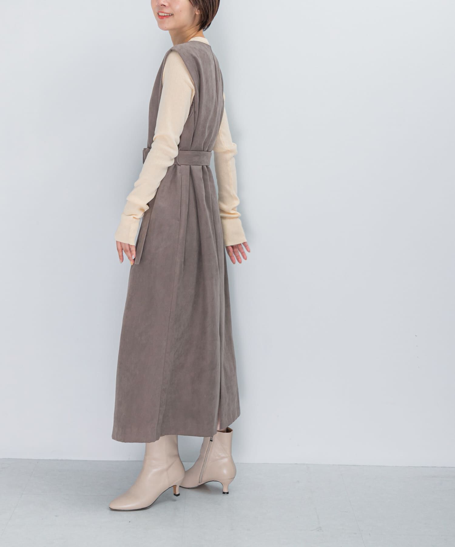URBAN RESEARCH ROSSO「フロントファスナーレイヤードワンピース」|ワンピース|