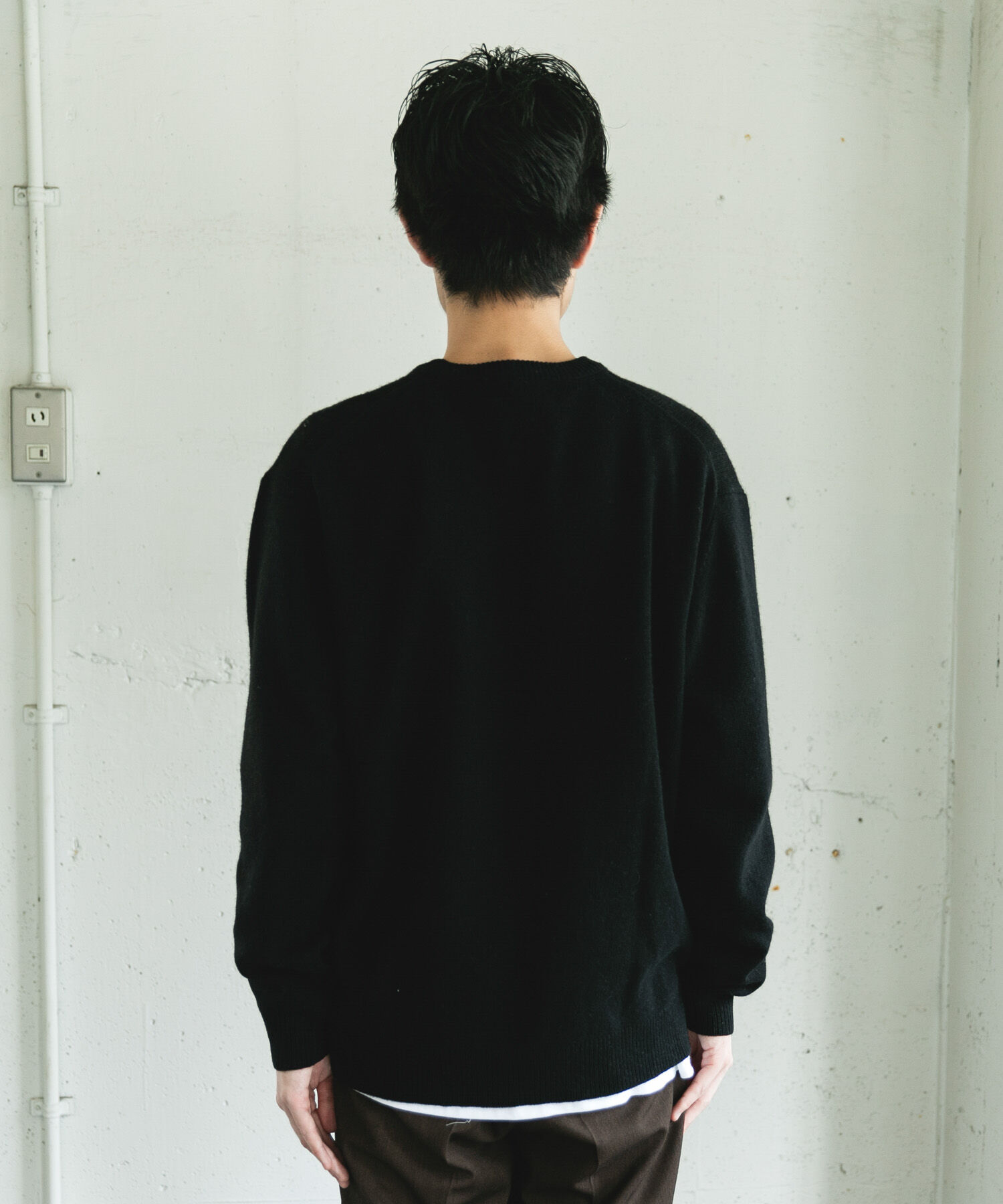 URBAN RESEARCH DOORS「ハミルトンウールクルーネックニット」|ニット・セーター|