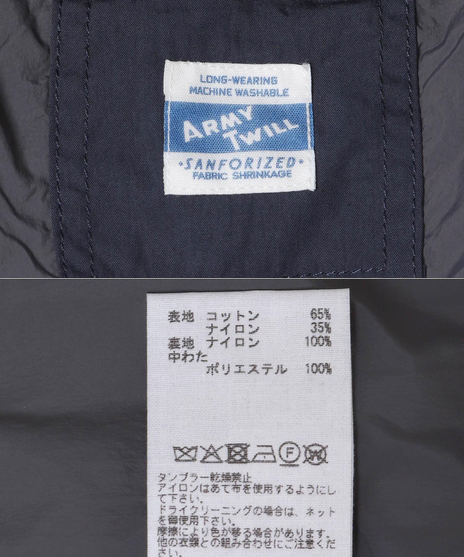 Sonny Label 「ARMY TWILL　Cotton Nylon Duffel Coat」|ダウン|