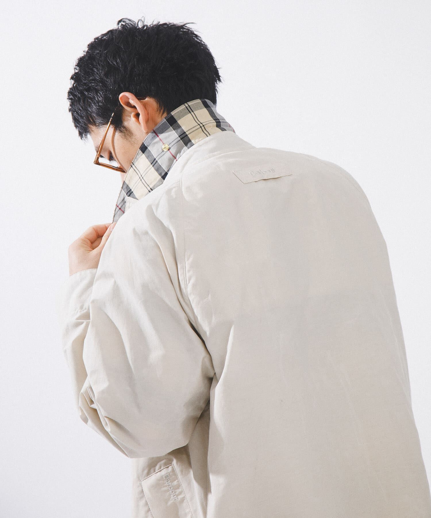 URBAN RESEARCH「Barbour　ICONS TRANSPORT CASUAL JACKET」|ノーカラーコート|