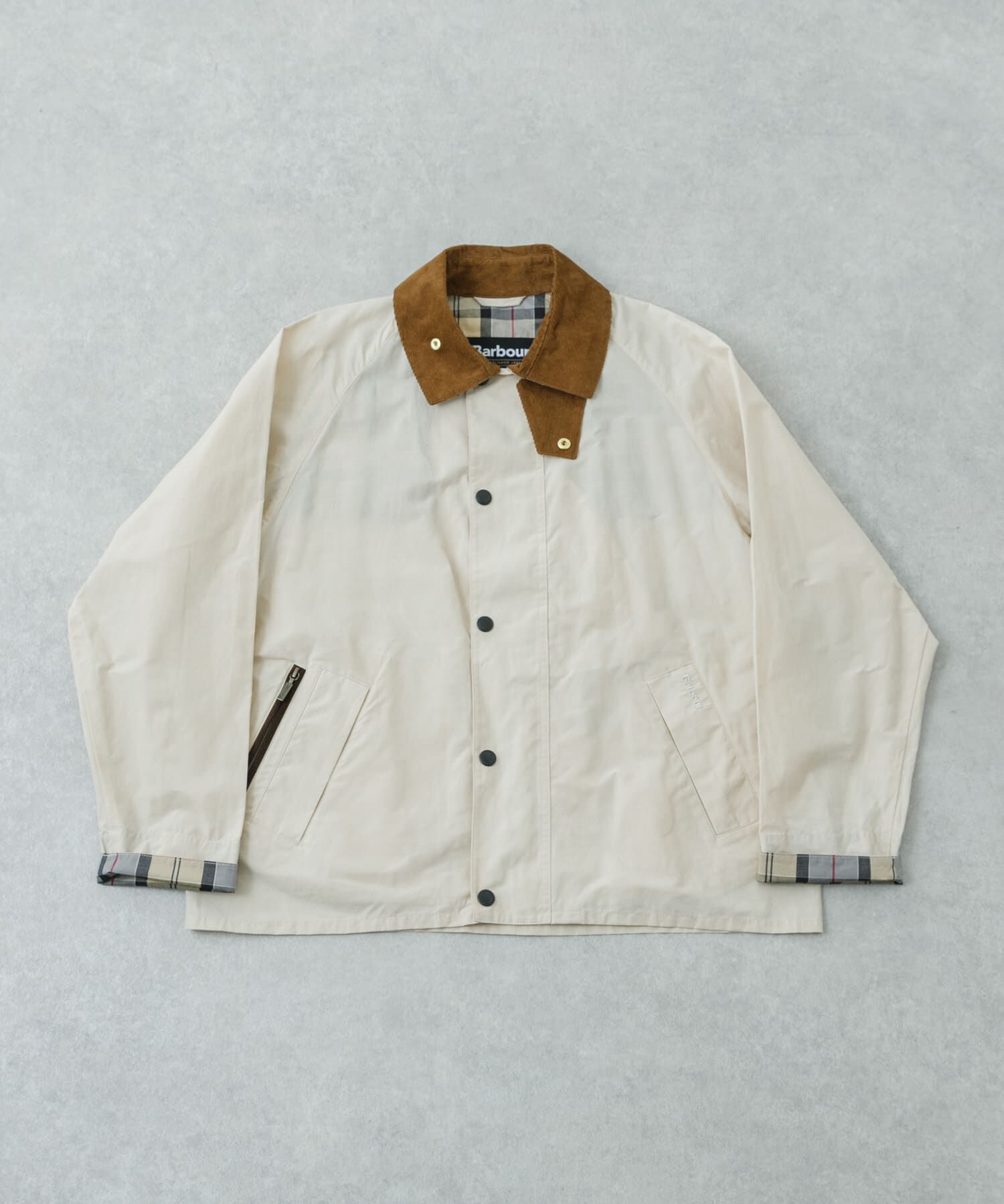 URBAN RESEARCH「Barbour　ICONS TRANSPORT CASUAL JACKET」|ノーカラーコート|