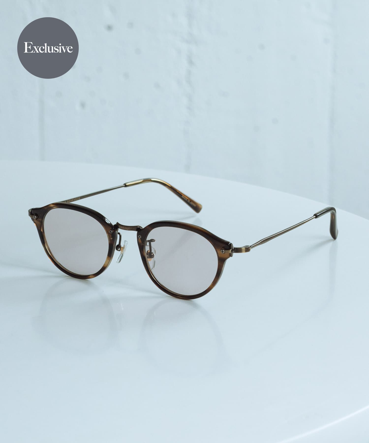 URBAN RESEARCH「『別注』KANEKO OPTICAL&times;URBAN RESEARCH　URA-2」|メガネ|ブラウン系その他