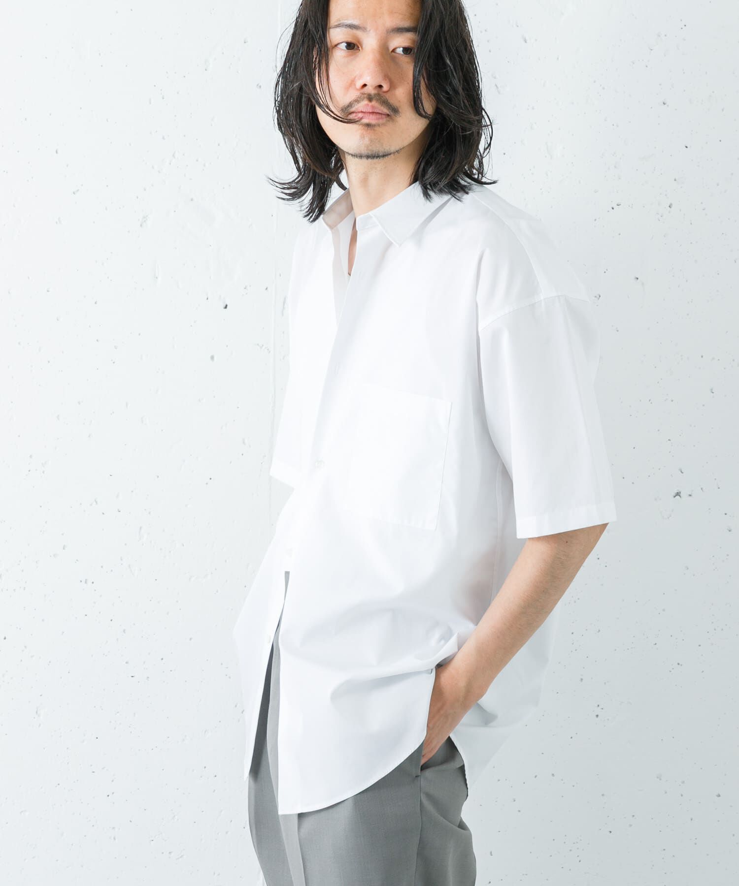 URBAN RESEARCH「THOMAS MASON SHORT-SLEEVE OVER SHIRTS」|シャツ・ブラウス|