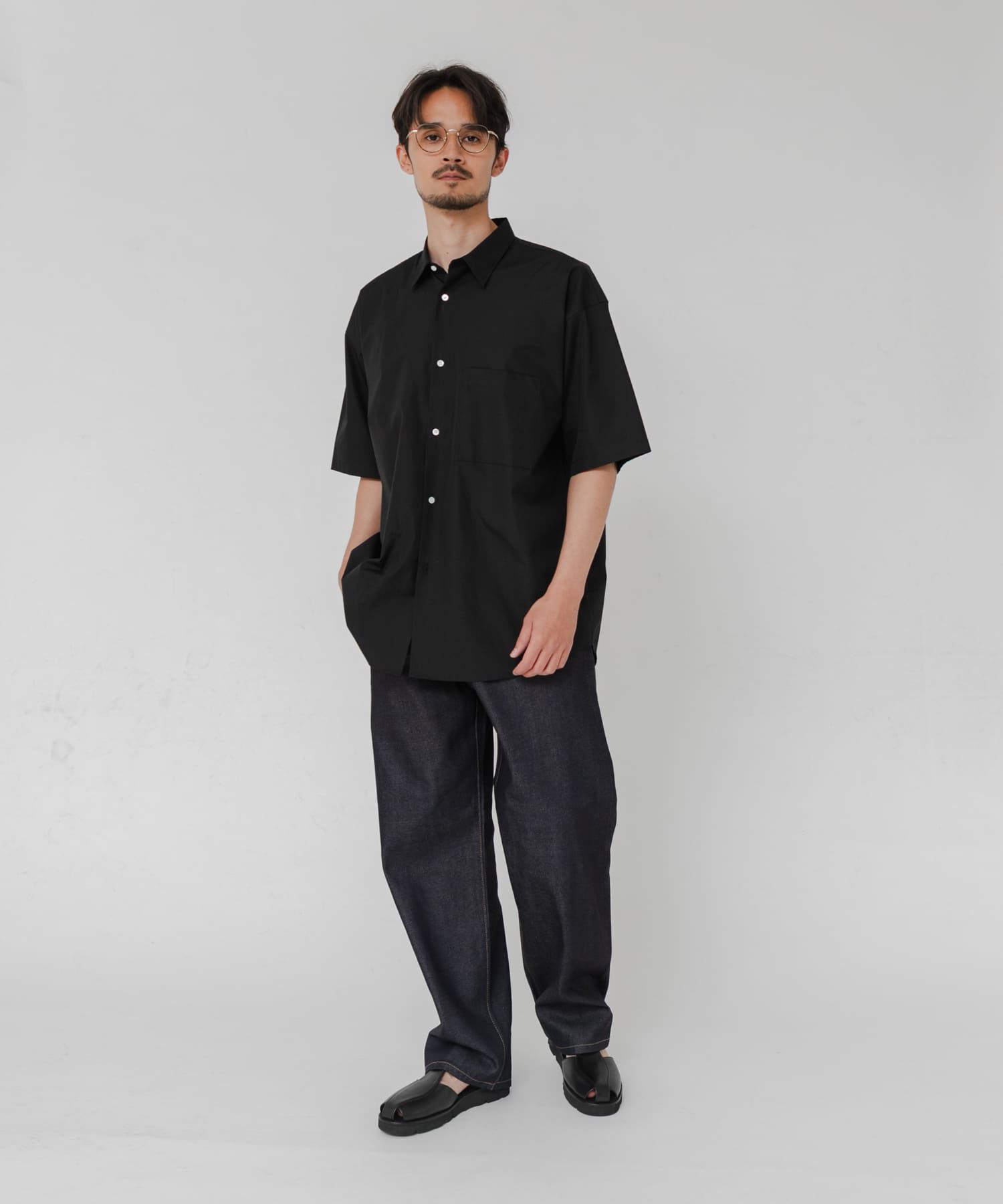 URBAN RESEARCH「THOMAS MASON SHORT-SLEEVE OVER SHIRTS」|シャツ・ブラウス|