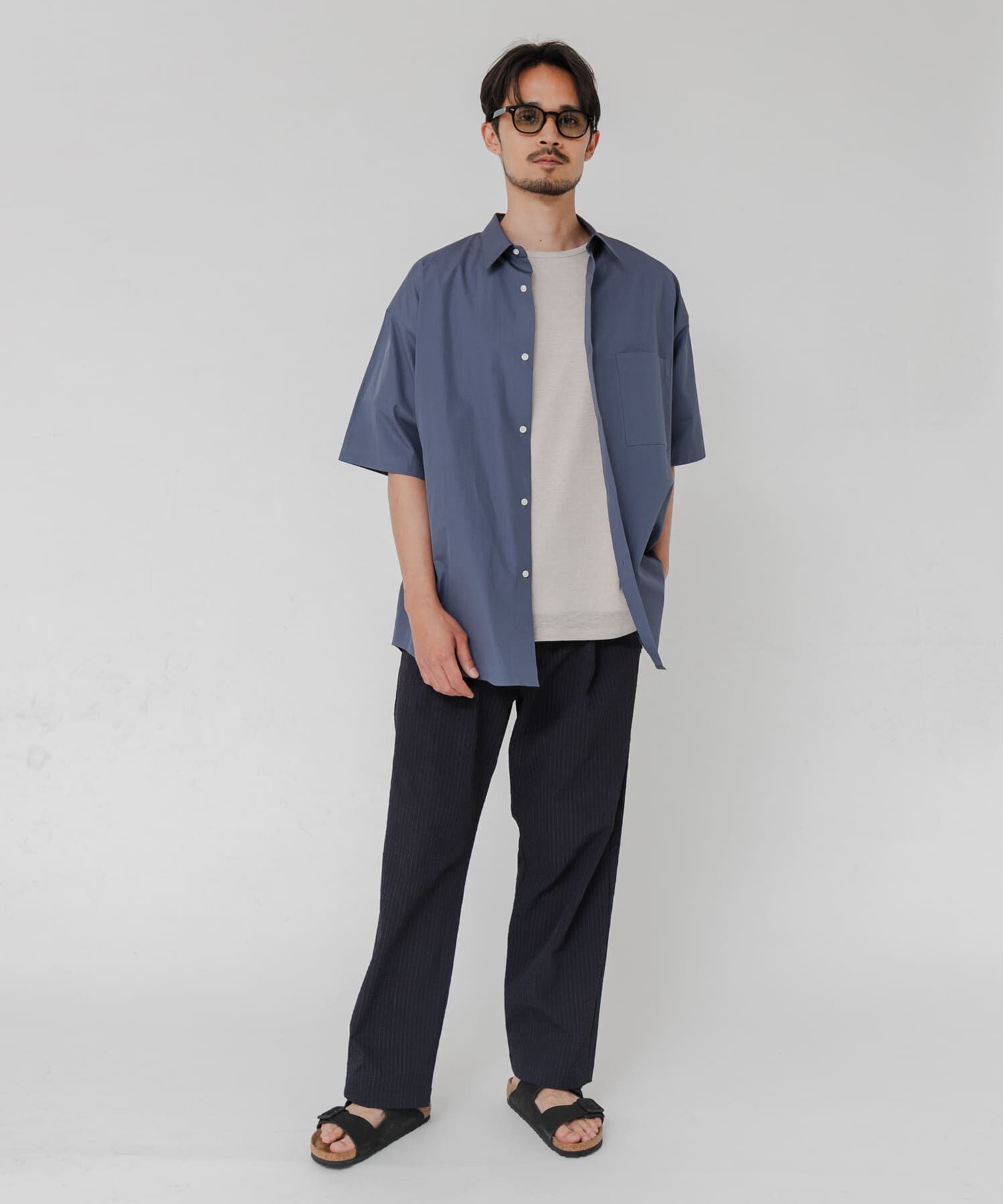 URBAN RESEARCH「THOMAS MASON SHORT-SLEEVE OVER SHIRTS」|シャツ・ブラウス|