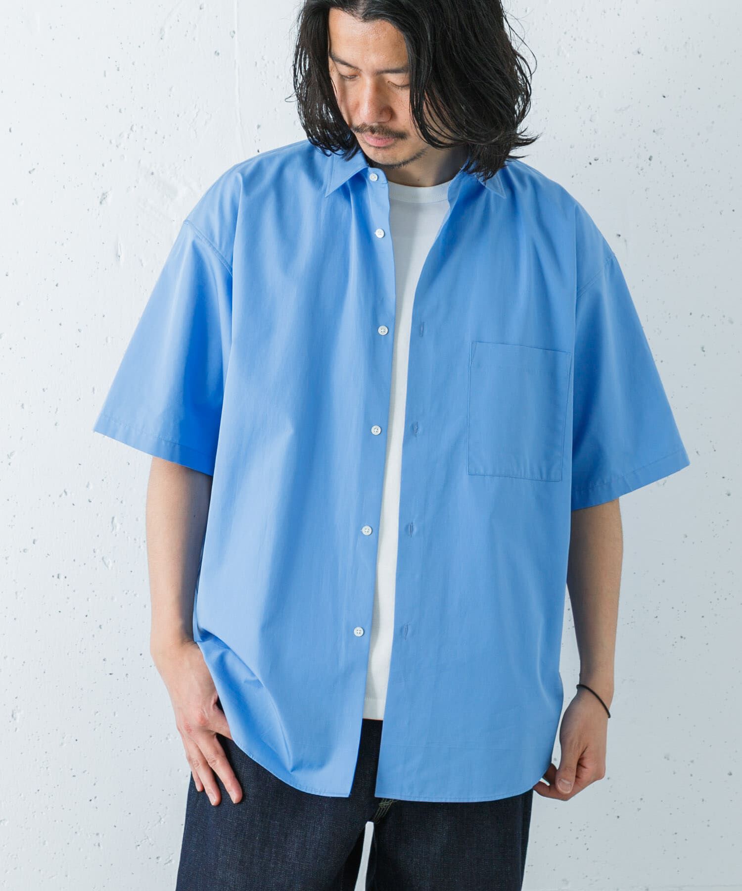 URBAN RESEARCH「THOMAS MASON SHORT-SLEEVE OVER SHIRTS」|シャツ・ブラウス|