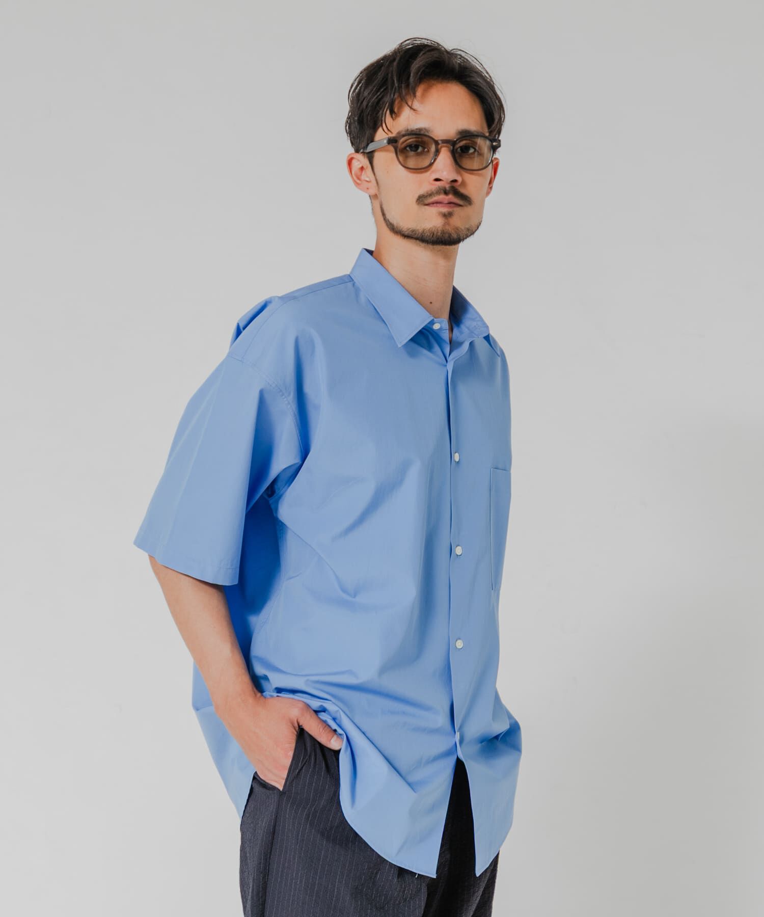 URBAN RESEARCH「THOMAS MASON SHORT-SLEEVE OVER SHIRTS」|シャツ・ブラウス|