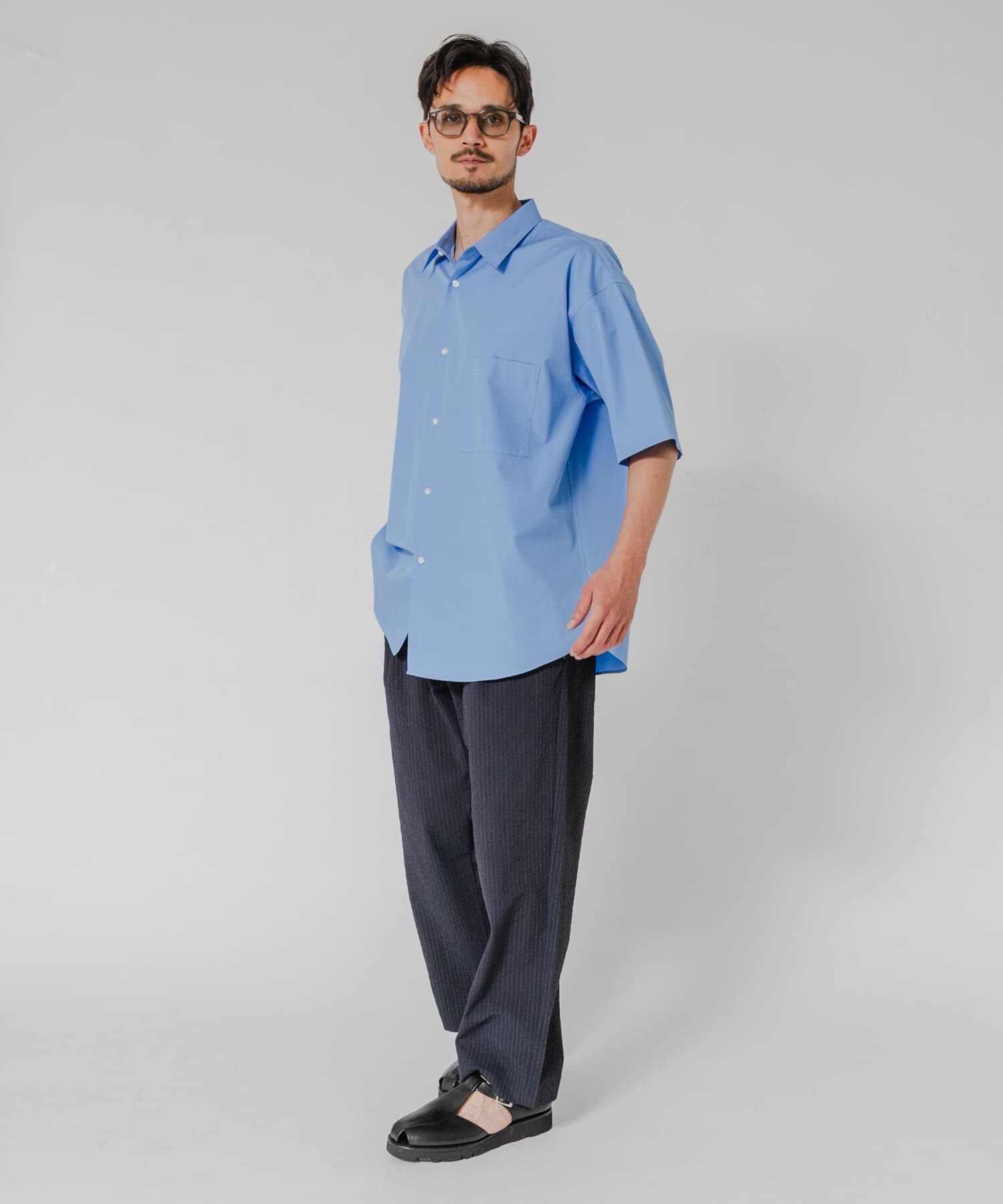 URBAN RESEARCH「THOMAS MASON SHORT-SLEEVE OVER SHIRTS」|シャツ・ブラウス|