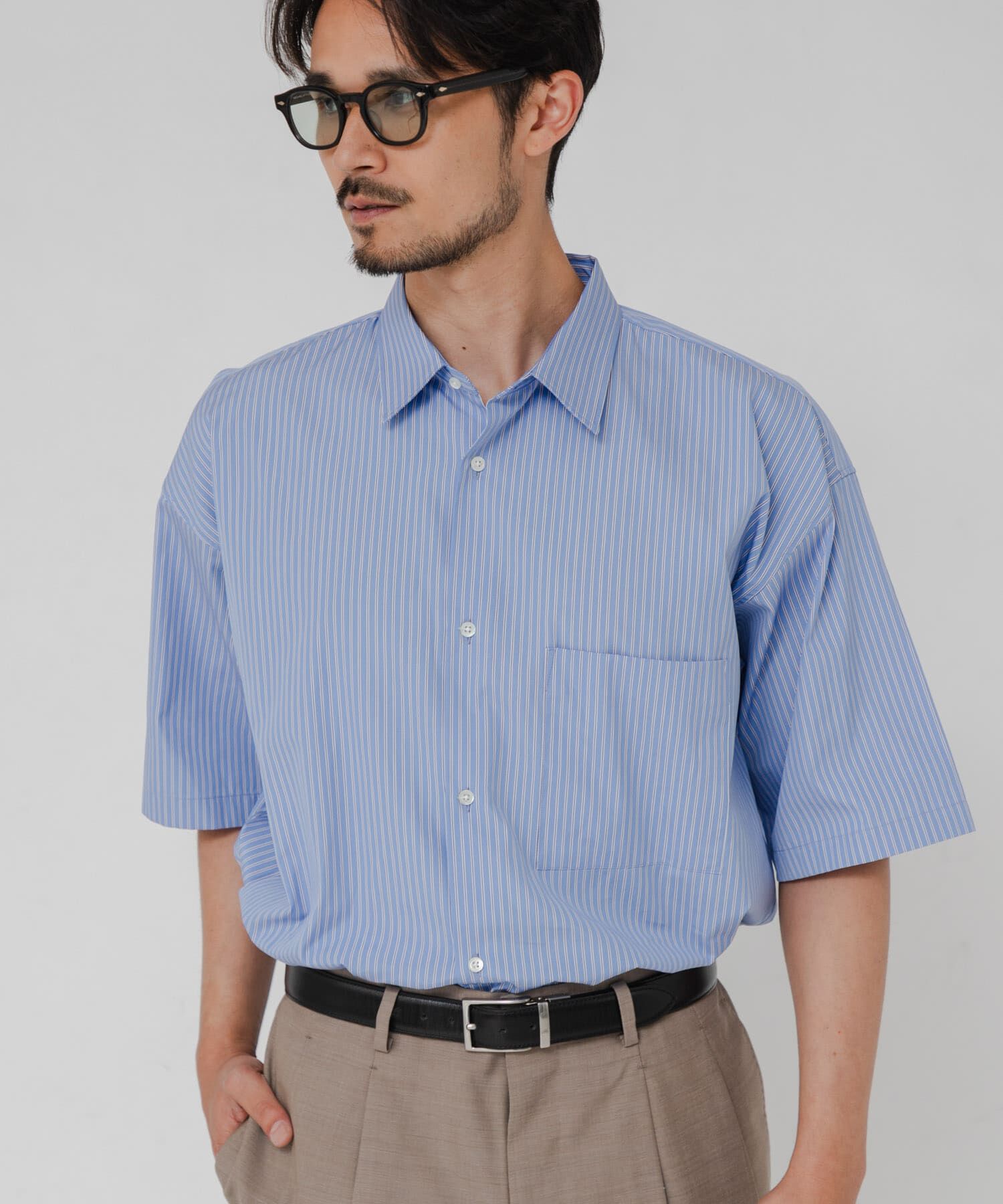 URBAN RESEARCH「THOMAS MASON SHORT-SLEEVE OVER SHIRTS」|シャツ・ブラウス|
