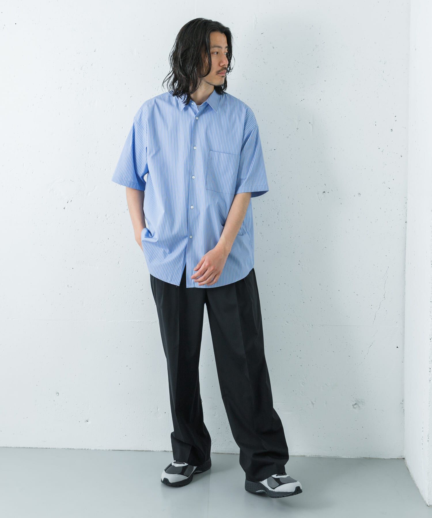 URBAN RESEARCH「THOMAS MASON SHORT-SLEEVE OVER SHIRTS」|シャツ・ブラウス|