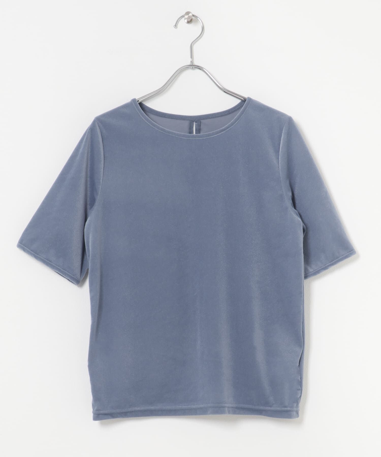 URBAN RESEARCH ROSSO「バックスリットシアーベロアカットソー」|Tシャツ・カットソー|