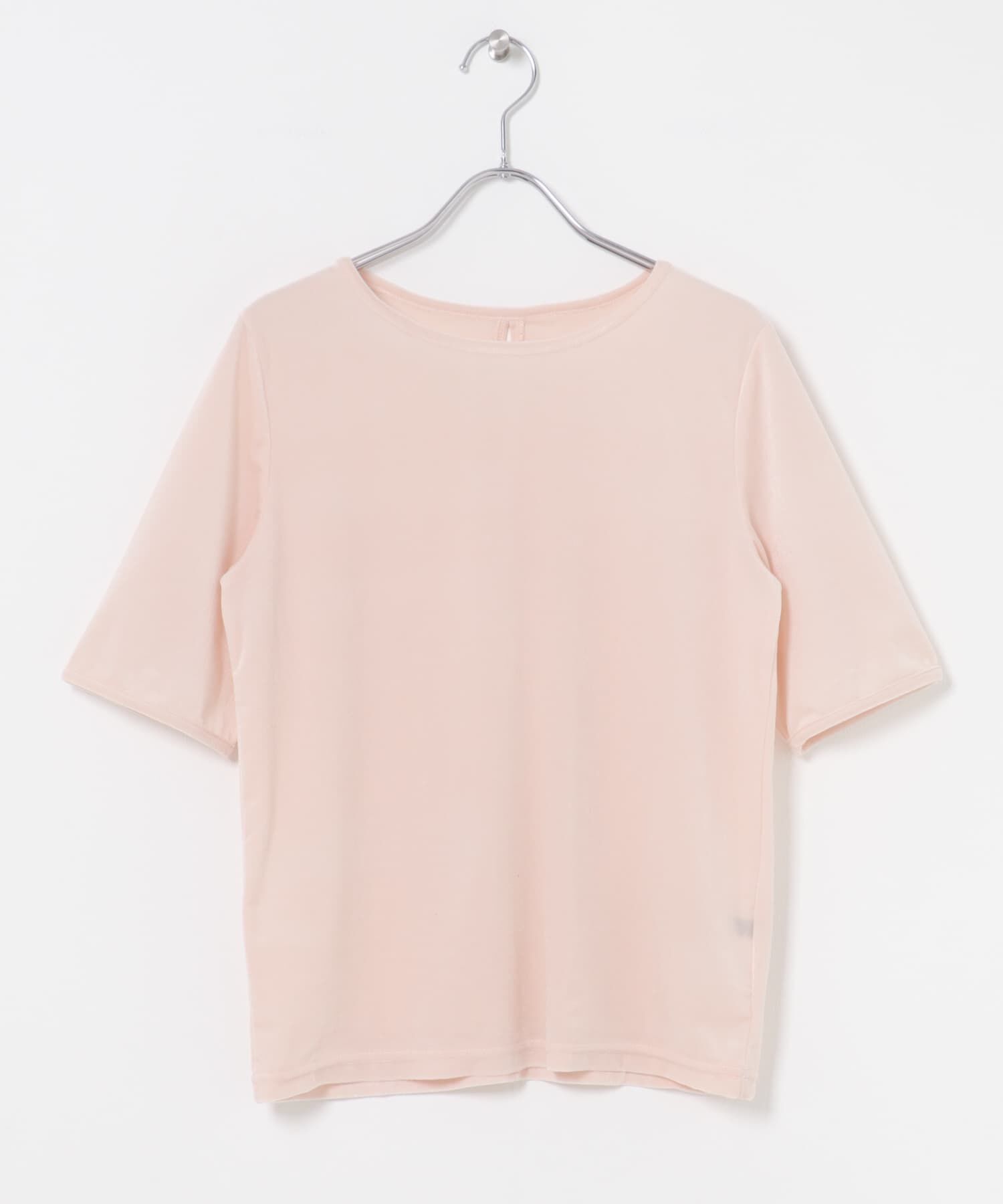 URBAN RESEARCH ROSSO「バックスリットシアーベロアカットソー」|Tシャツ・カットソー|