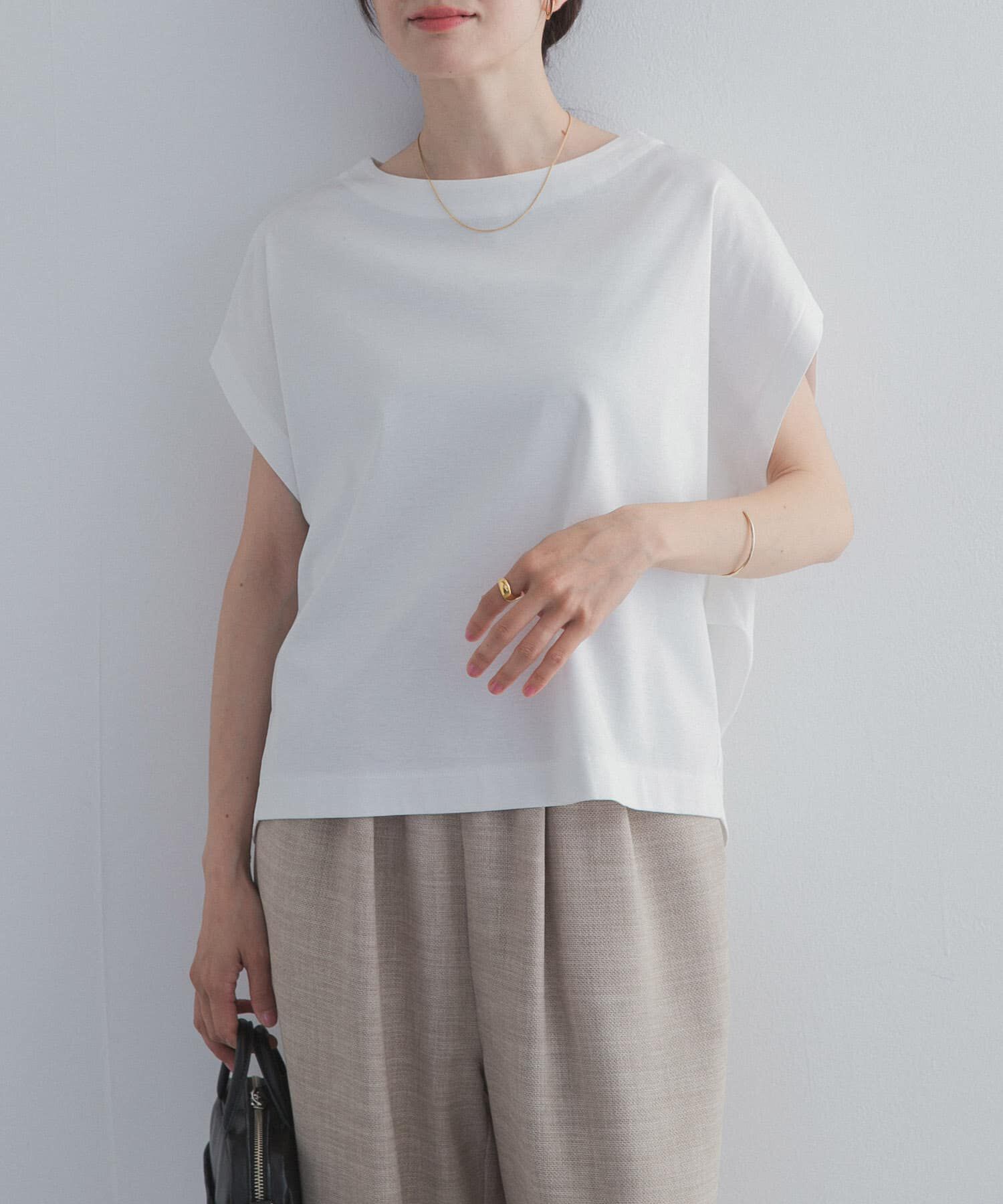 URBAN RESEARCH DOORS「『UR TECH』サマシェアバックタックコクーンプルオーバー」|Tシャツ・カットソー|