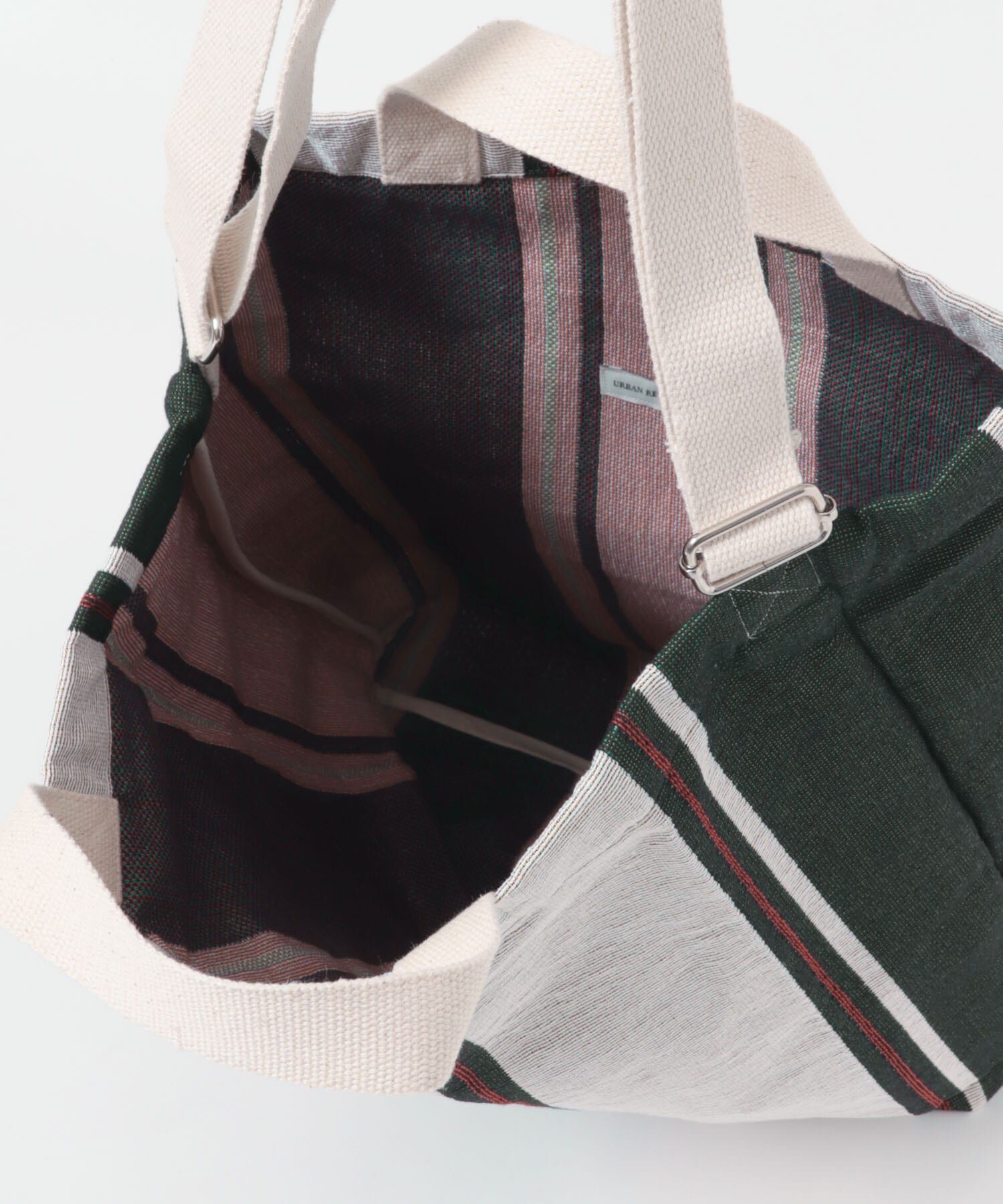 URBAN RESEARCH DOORS「2WAYストライプトートバッグ」|トートバッグ|