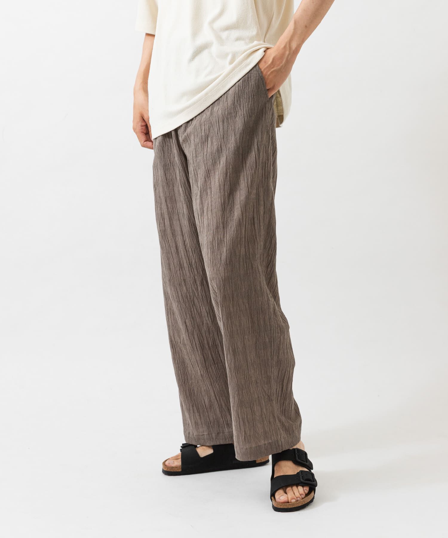 URBAN RESEARCH「CRINKLE WIDE EASY PANTS」|その他|