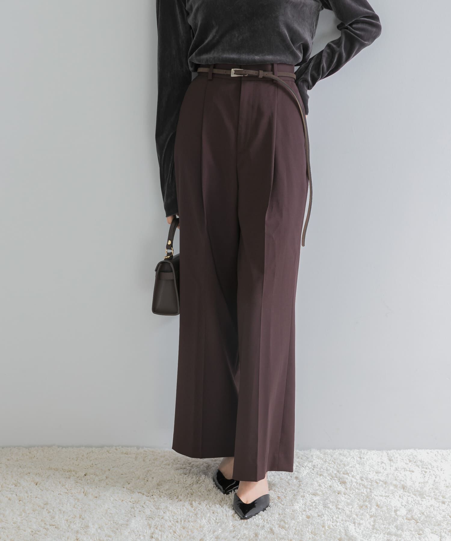 URBAN RESEARCH ROSSO「防シワハイウエストワイドスラックス」|その他|