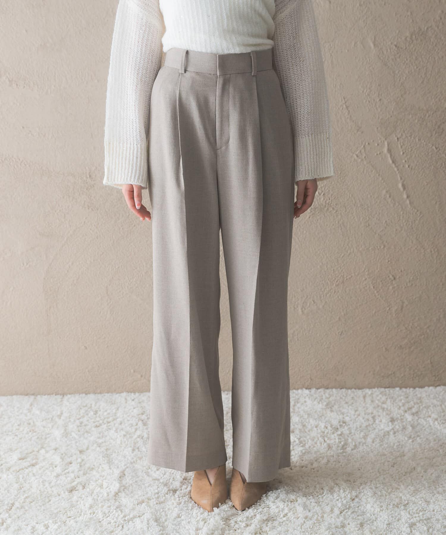 URBAN RESEARCH ROSSO「防シワハイウエストワイドスラックス」|その他|