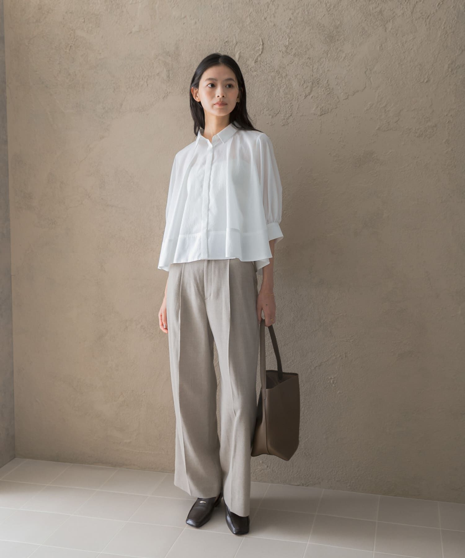 URBAN RESEARCH ROSSO「防シワハイウエストワイドスラックス」|その他|