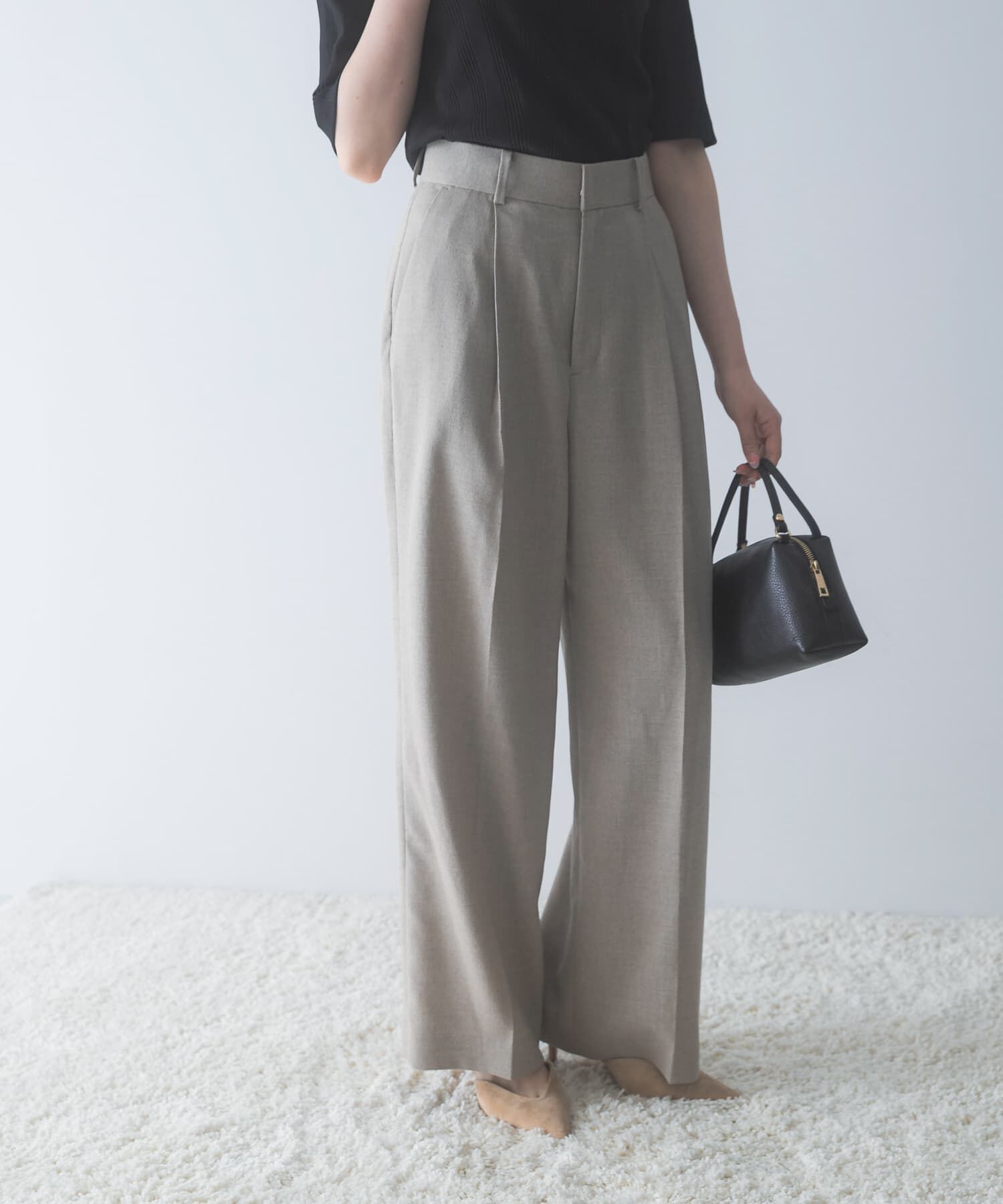 URBAN RESEARCH ROSSO「防シワハイウエストワイドスラックス」|その他|