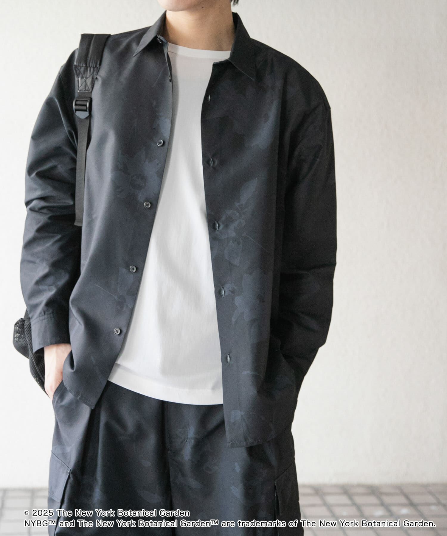 SENSE OF PLACE by URBAN RESEARCH「NYBG　リップストップルーズシャツ」|シャツ・ブラウス|