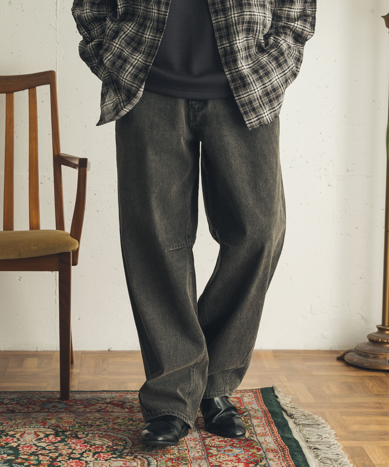 SENSE OF PLACE by URBAN RESEARCH「カラーカーブデニム」|デニム|ブラック