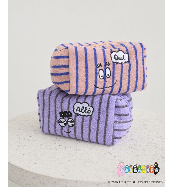  「【BARBAPAPA】パイルポーチ」|ポーチ|
