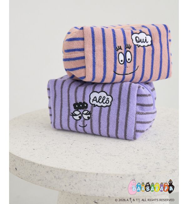  「【BARBAPAPA】パイルポーチ」|ポーチ|