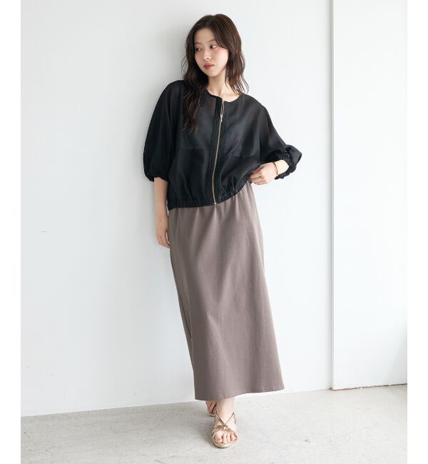  「MVS天竺布帛ドッキングプル&times;スカートセット」|ワンピース|