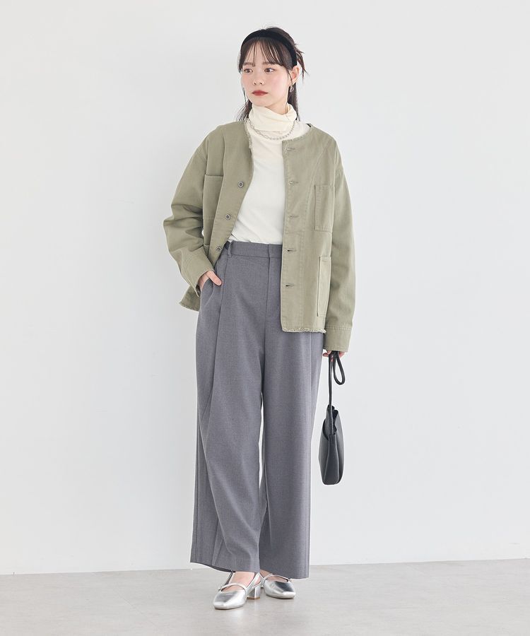 earth music&ecology「ウエストタブタックパンツ」|その他|