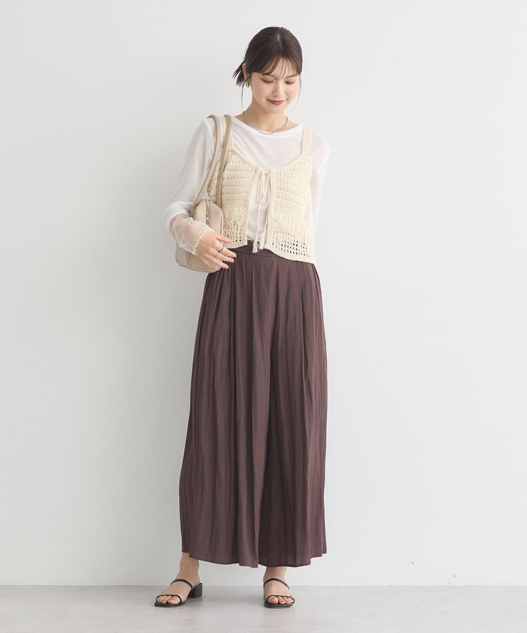 earth music&ecology「マットサテンスカーチョ」|その他|