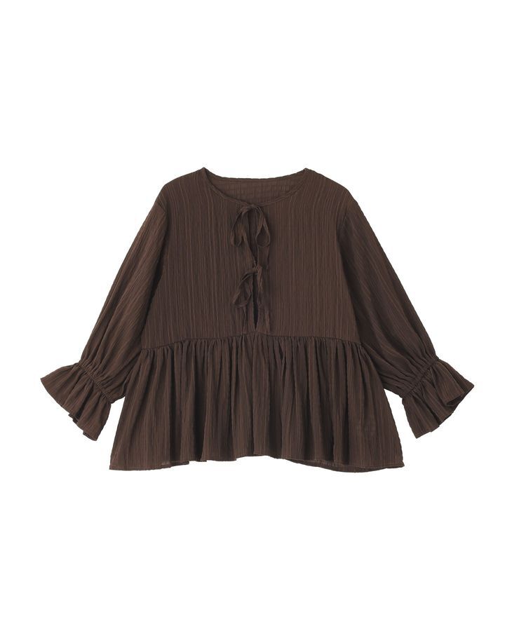 earth music&ecology「アソートラッフルブラウス」|シャツ・ブラウス|