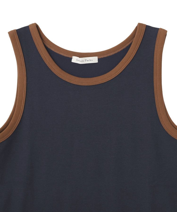 Green Parks「【適ON】配色タンクトップ」|インナー|