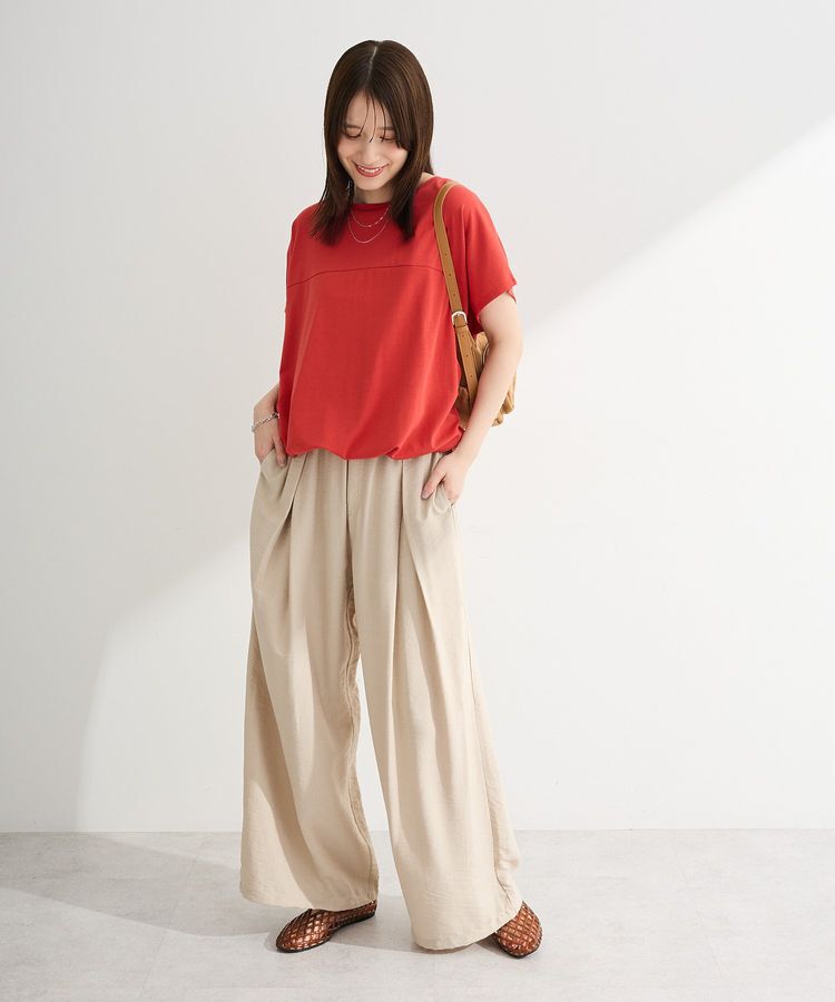 Green Parks「【適ON】超冷感ドロストフレンチプルオーバー」|Tシャツ・カットソー|