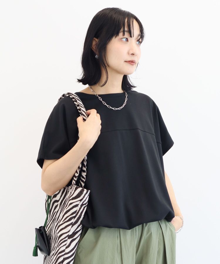 Green Parks「【適ON】超冷感ドロストフレンチプルオーバー」|Tシャツ・カットソー|