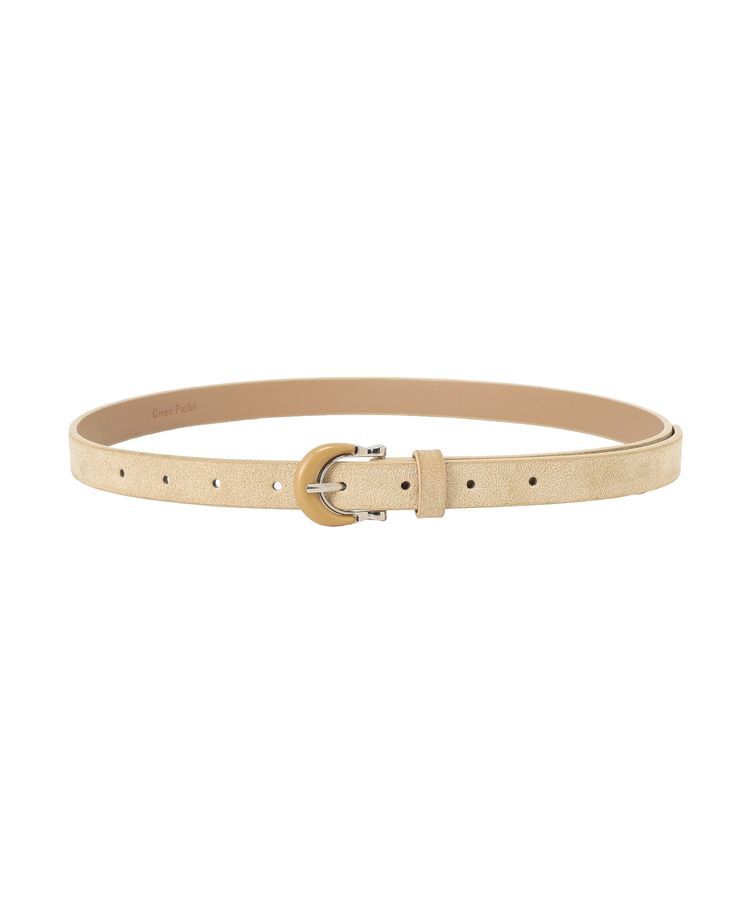 Green Parks「ジュシポイントバックルベルト」|ベルト|Beige
