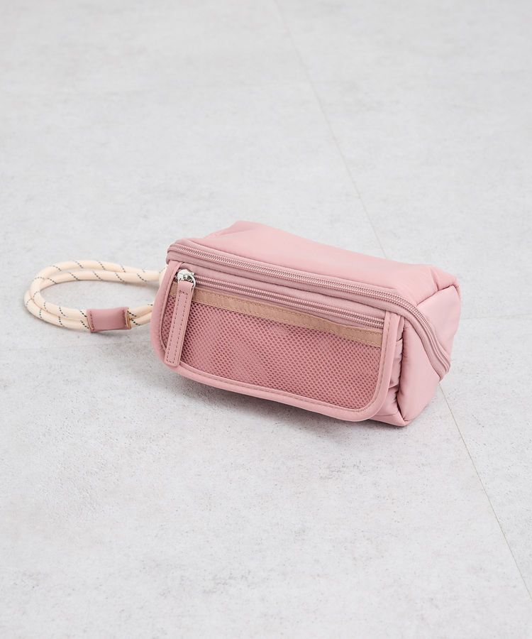 Green Parks「【10ポケBag】収納アドバイザー監修ボックスポーチ(ポケPoach)」|ポーチ|Pink